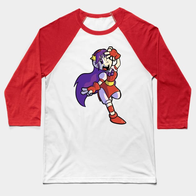 Psycho Soldier Baseball T-Shirt by pembrokewkorgi